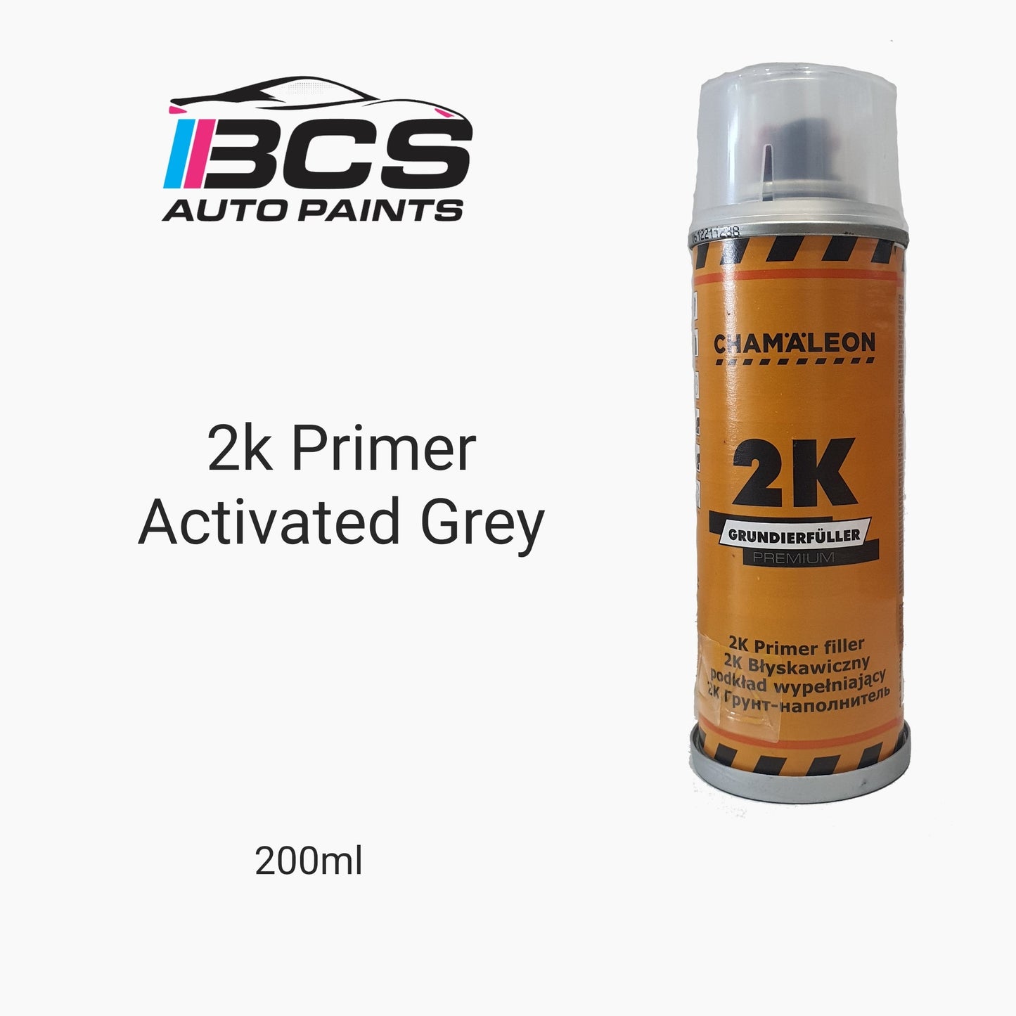 200ml 2k Activated HI FILL Primer GREY
