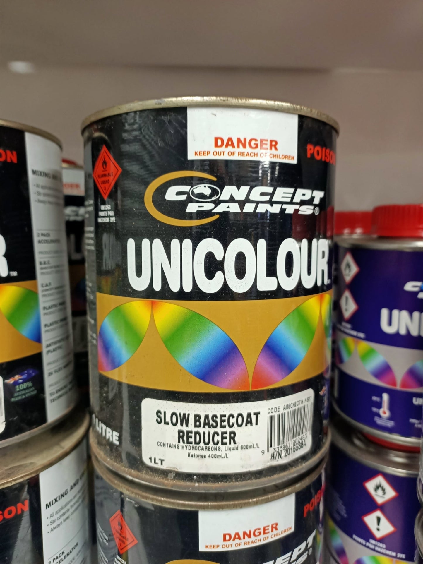 2K Base Coat Reduser - 1 Litre Slow