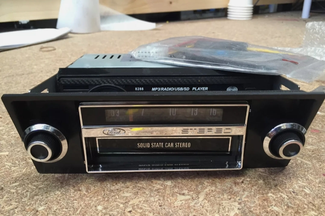 XA XB GT GS FORD 8 TRACK DUMMY FACE RADIO - USB PLAYER