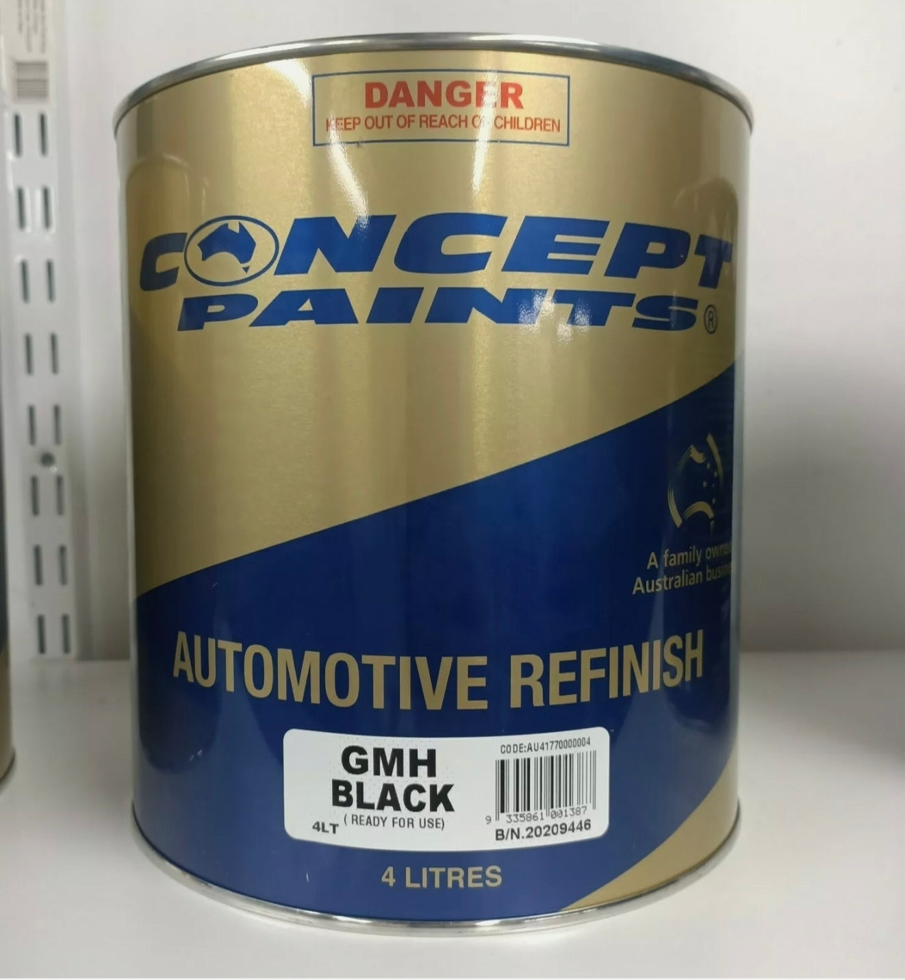 4 Litre GMH Black concept paints