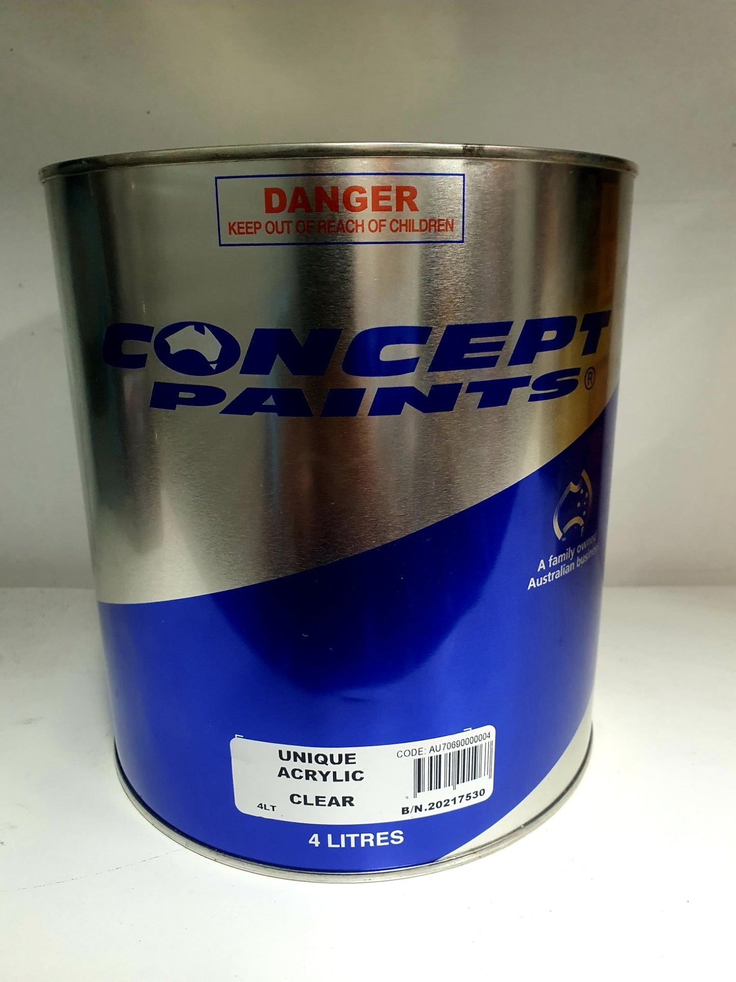 4 Litre Concept Acrylic Clear