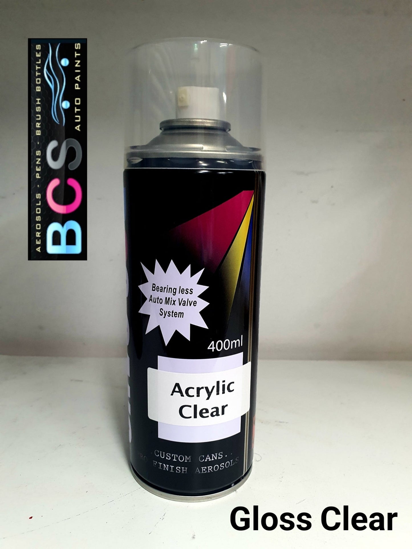 Gloss Clear 400ml Acrylic Aerosol Paint