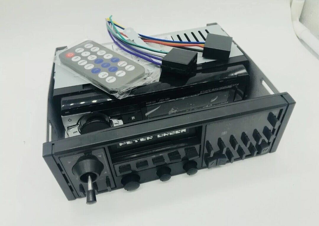 Holden VK Brock HDT Joystick Repro Radio Face with brackets - NO PLAYER