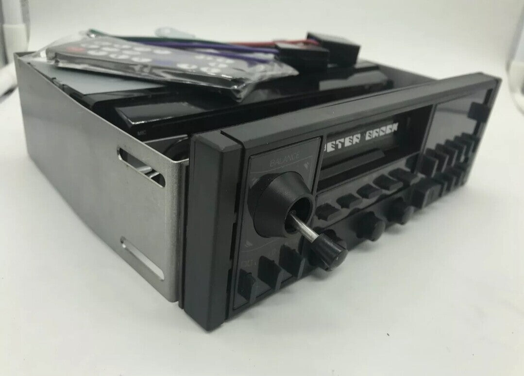 Holden VK Brock HDT Joystick Repro Radio Face with brackets - NO PLAYER