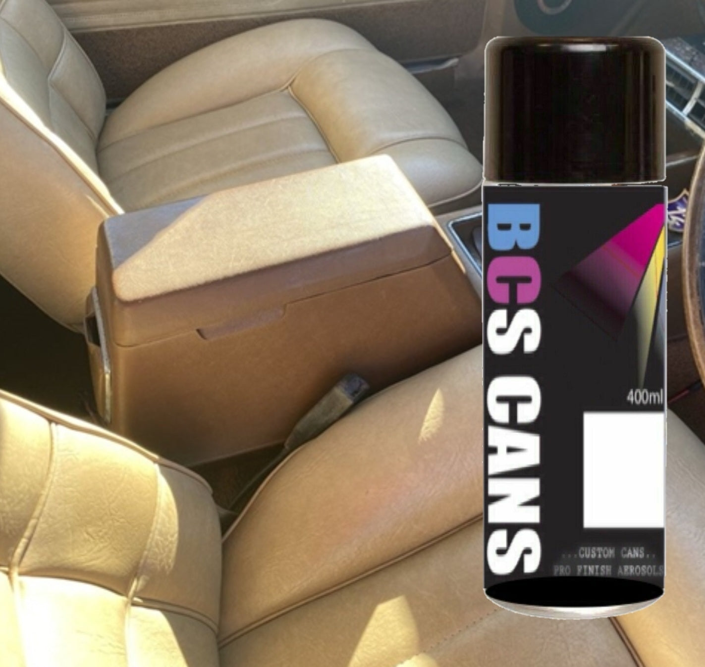 Ford Falcon XA interior Parchment Trim Vinyl 400ml Aerosol Paint