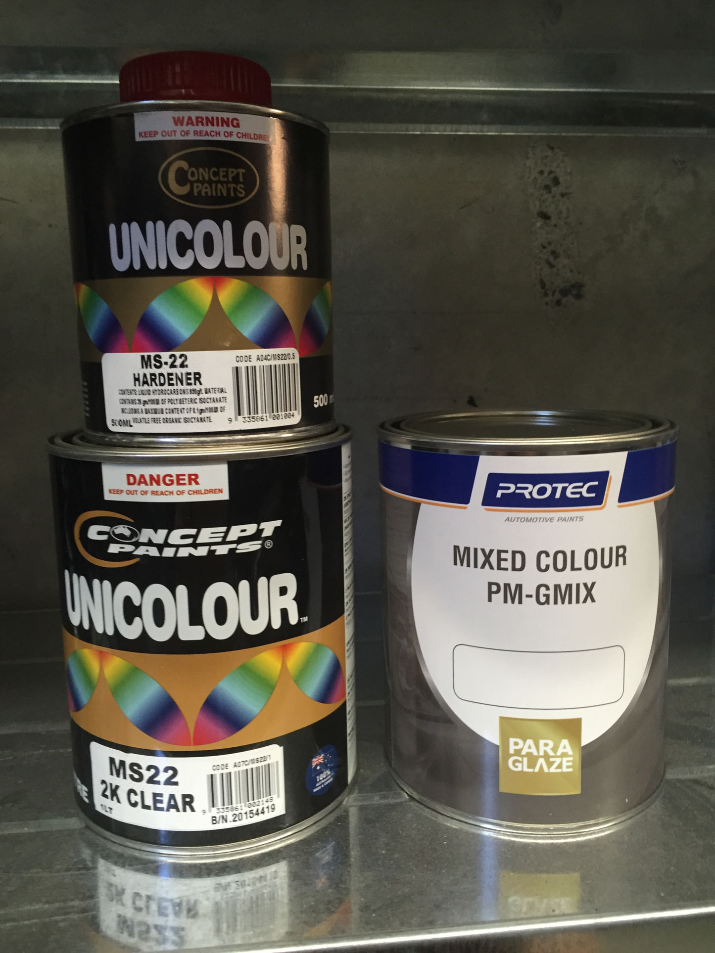 1 Litre Base Colour - 2k Clear Kit