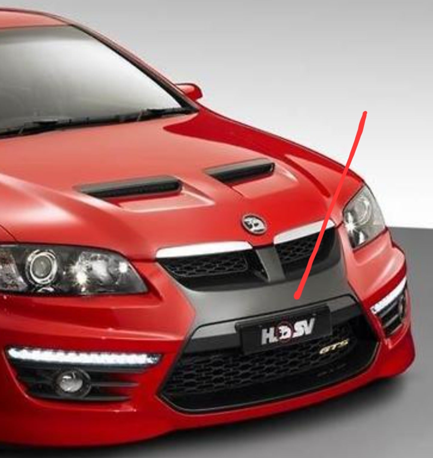 HSV Stealth Speed Bumper Insert Aerosol Paint