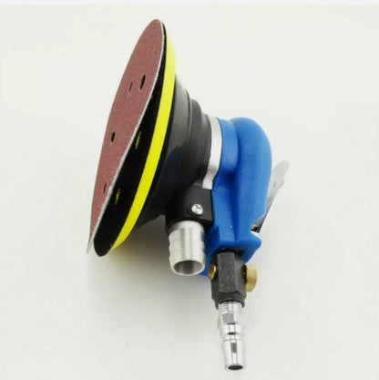 Air Orbital Palm Sander 6" 150mm Dual Action +10 Disc Sandpaper