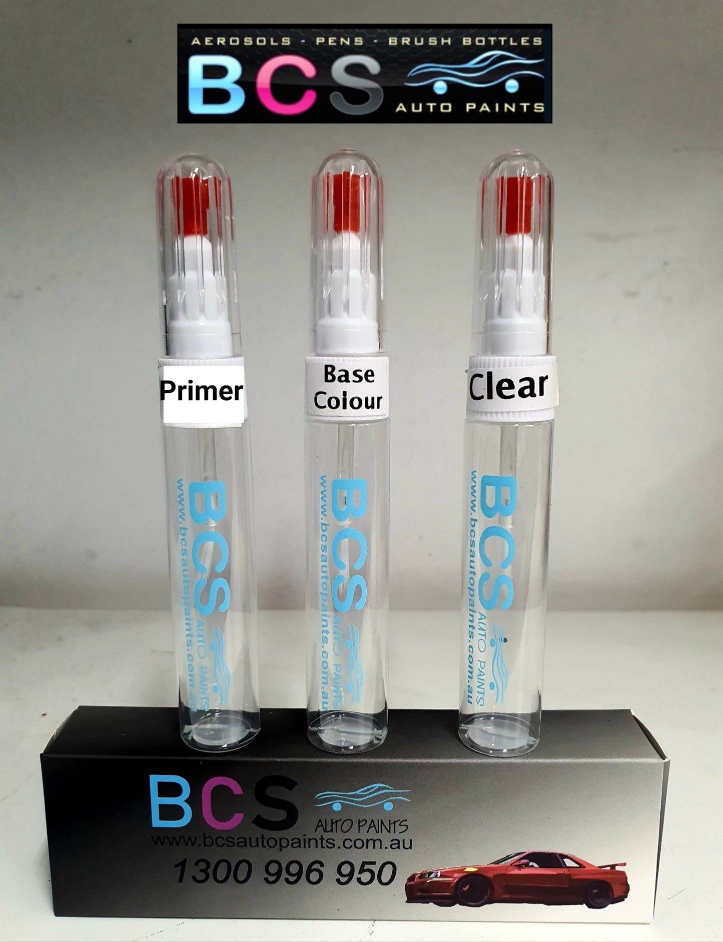 Primer, Clear & Base Colour Brush Pens