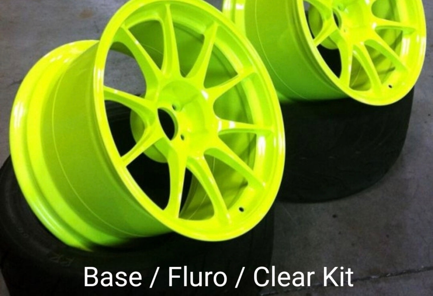 2K Fluro Yellow Heat Aerosol Paint Kit