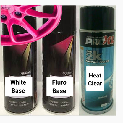 2K Fluro Pink Aerosol Paint Heat Caliper Kit