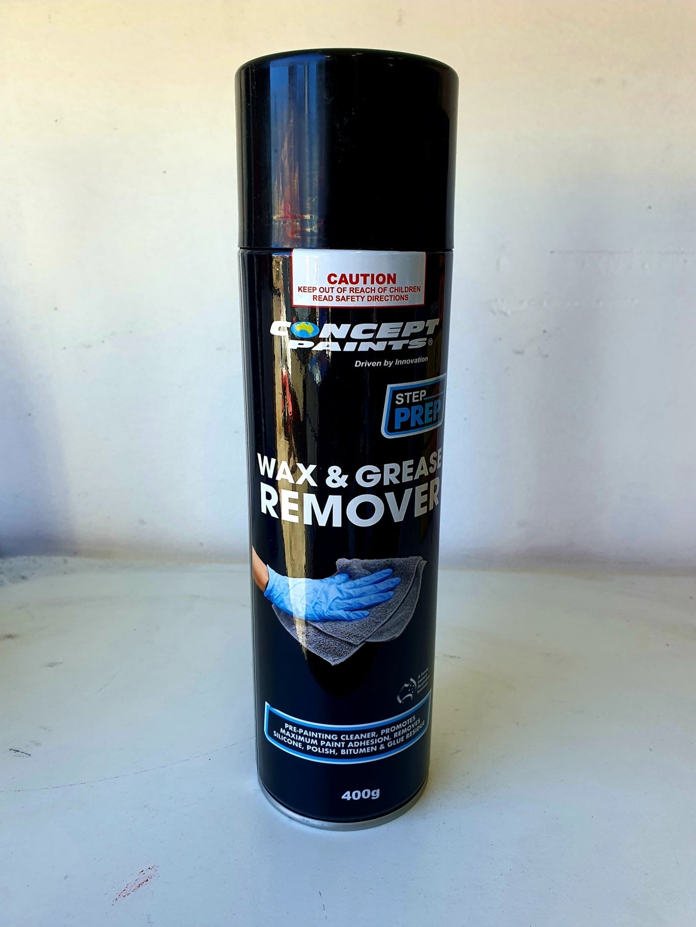 Concept Wax & Grease Remover 400g Aerosol Spray Touch up car paints
