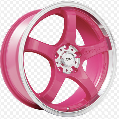 Wheel Paint Hi Gloss Pink 400ml Aerosol